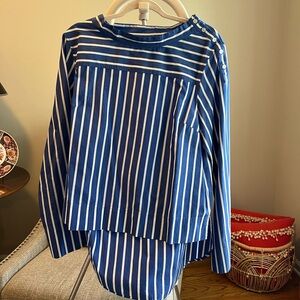 J Crew striped blouse size 12